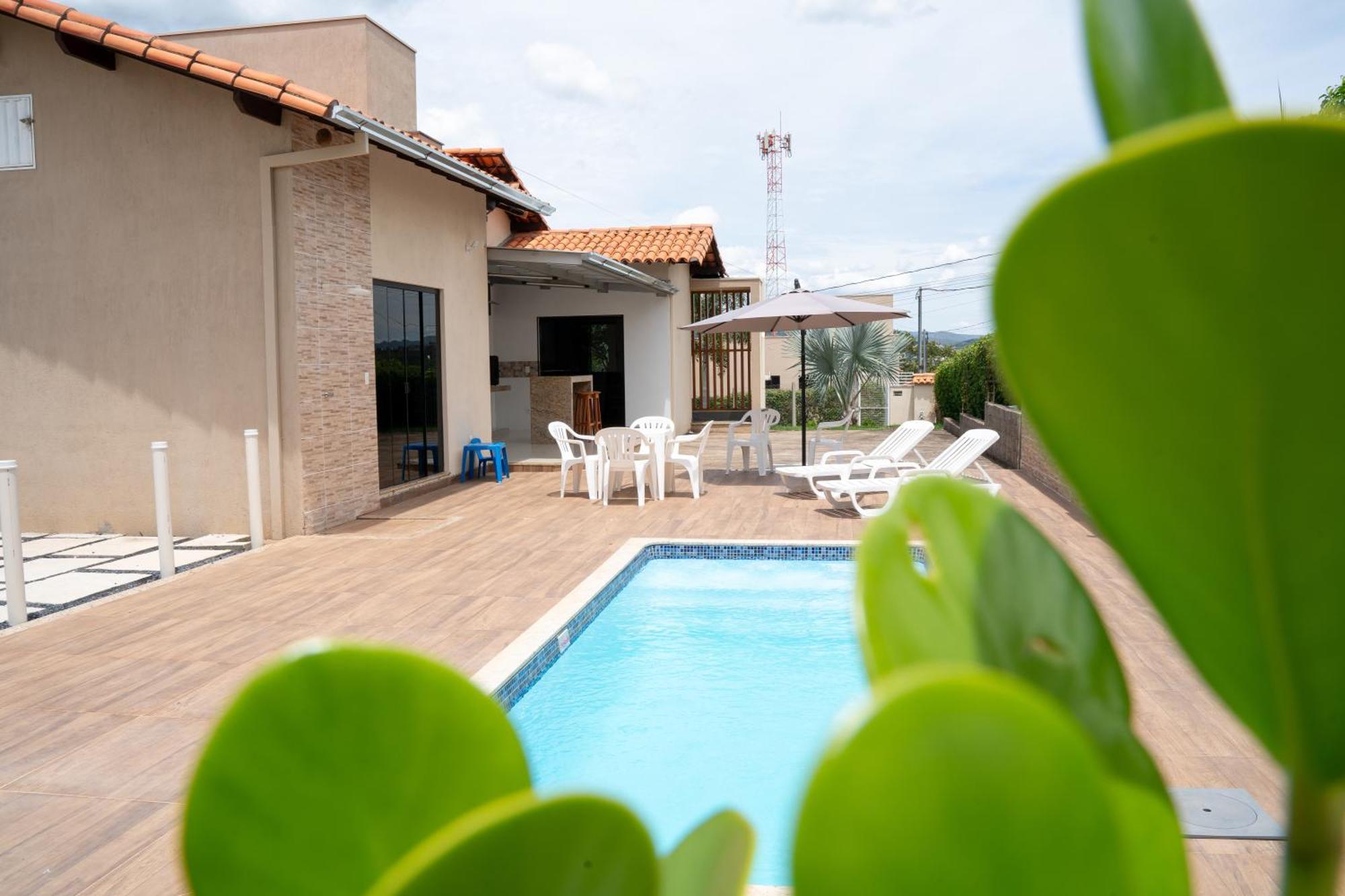 Casa Com Piscina Vista Para Lago, 03 Quartos Confortaveis Capitólio Dış mekan fotoğraf